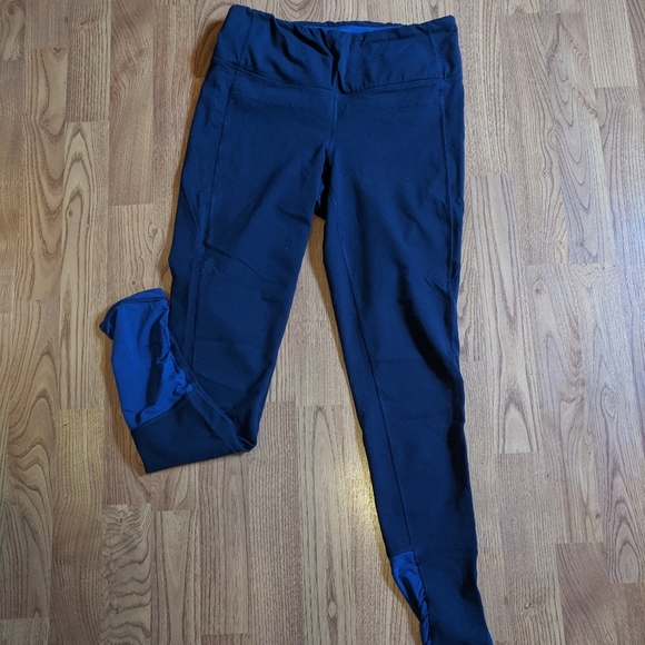 Lucy Pants - Lucy Perfect Core Blue Legging w/ Ruched Leg End